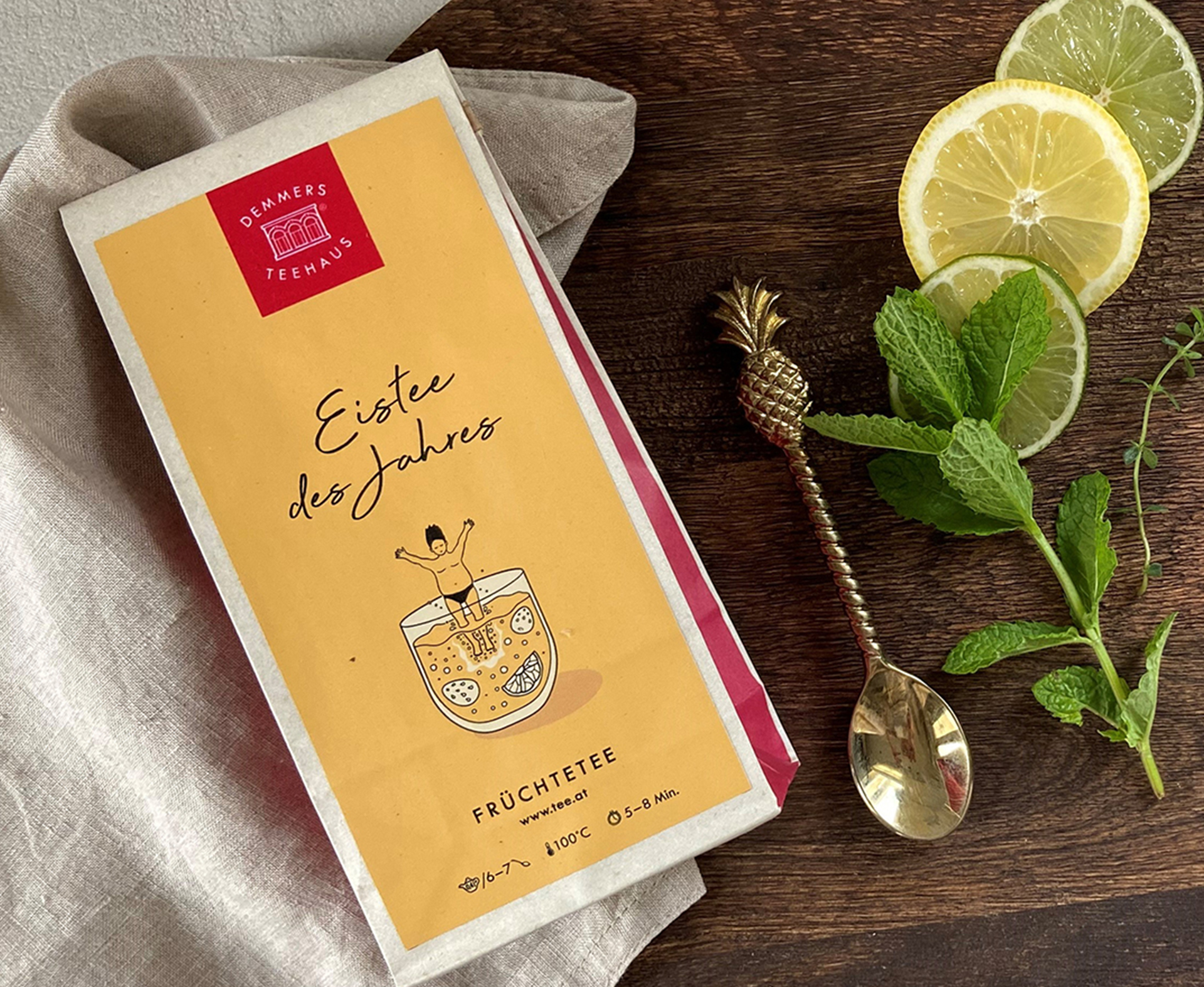 Eistee des Jahres Früchte
