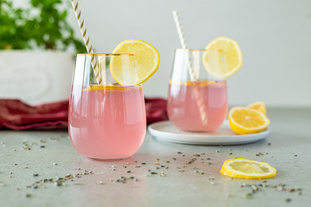 Zuckerfreie Lavendel Limo