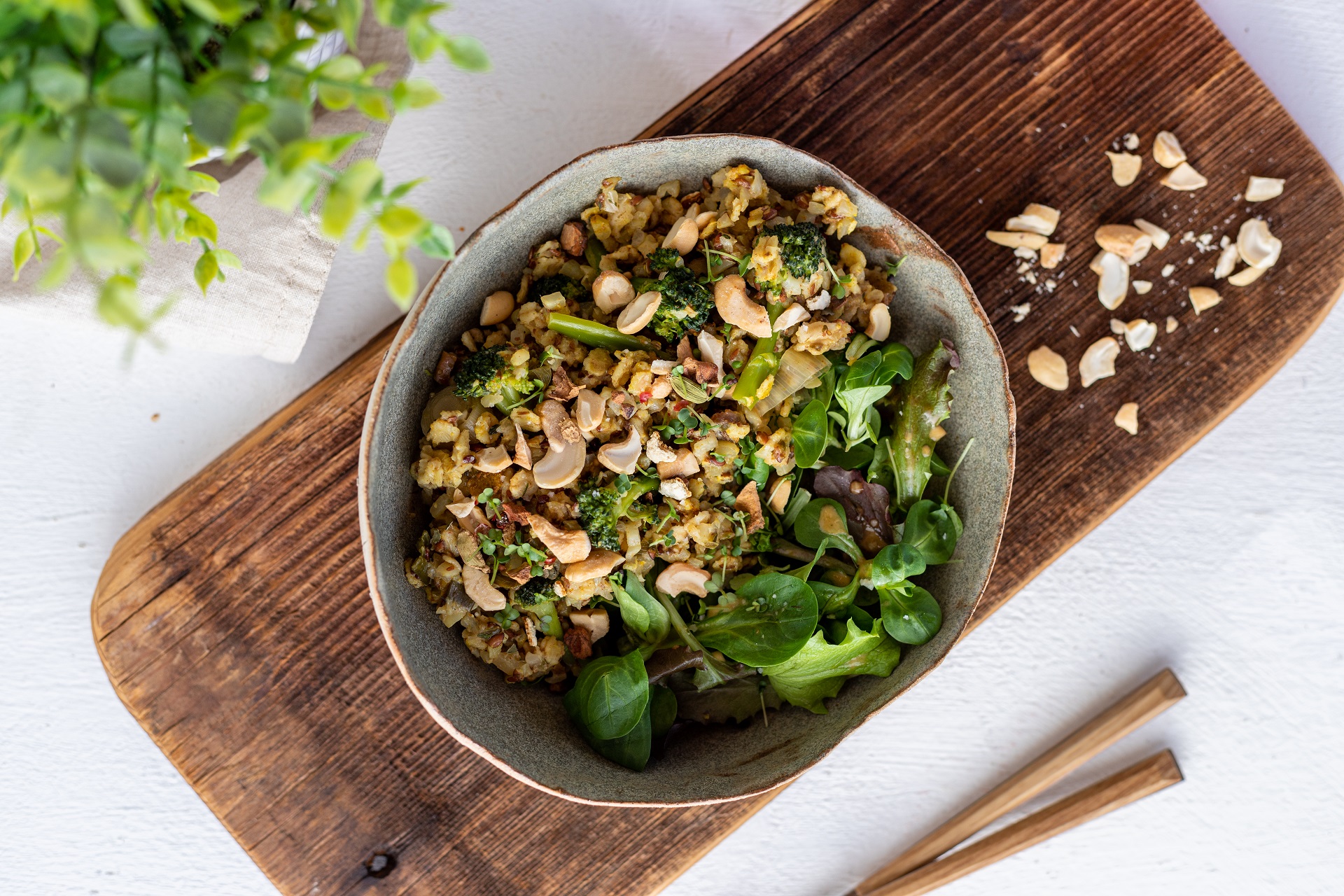 Herzhafter low carb Porridge