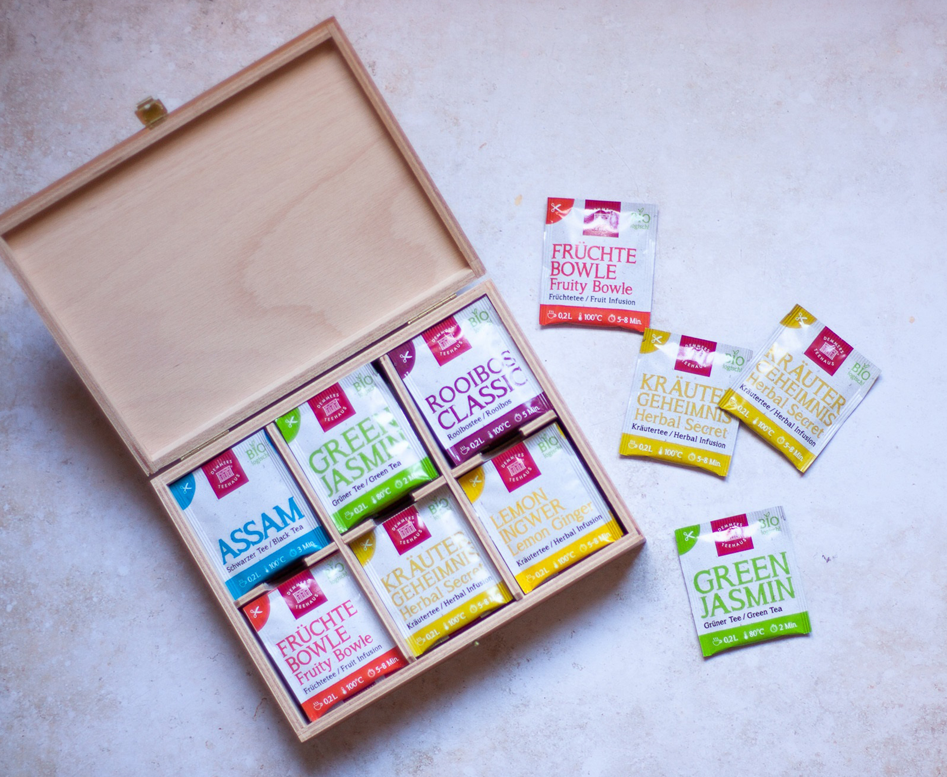 BIO QUICK-T® Holzbox small (60 STK)